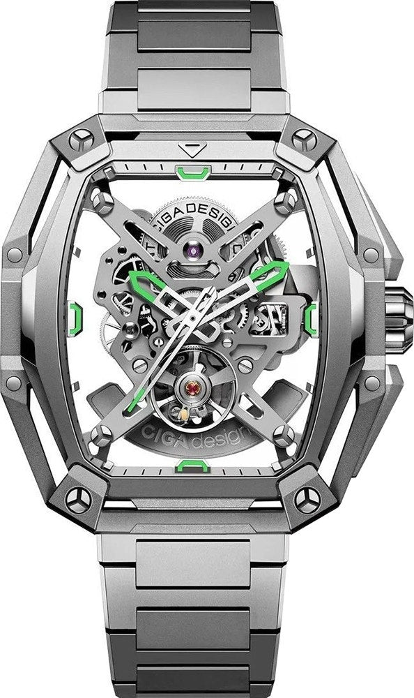 Relógio Masculino Ciga Design  Z Series Hunter Automatic Watch Silver
