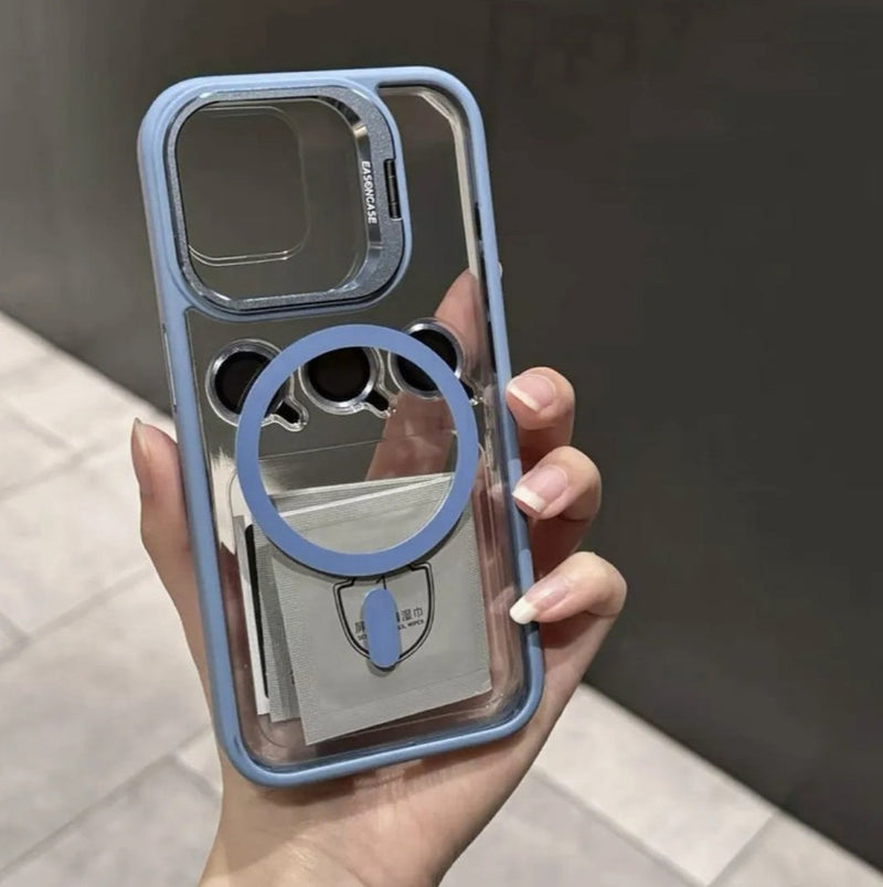 Capa Protetora Magnética Para iPhone 13 C/ Proteção De Lentes