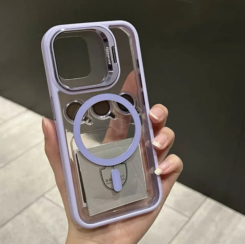 Capa Protetora Magnética Para iPhone 13 C/ Proteção De Lentes
