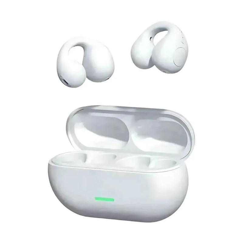 Bluetooth NoiseCancel Pro headphones with active noise cancellation and charging case.
