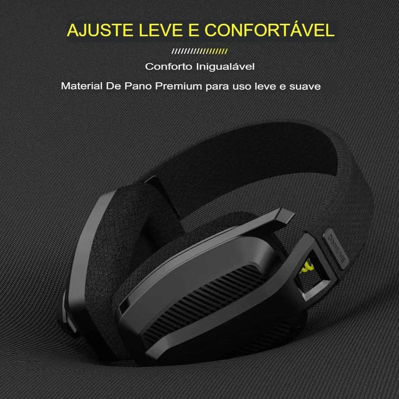 Headset Gamer NUBWO Pro with premium fabric padding for comfort.